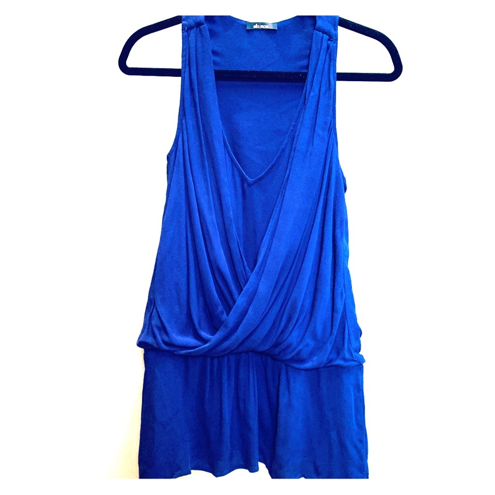 Ella Moss Jewel Blue Tank / Tunic - S